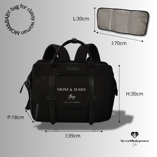 10 MOM&BABY Bag Noir